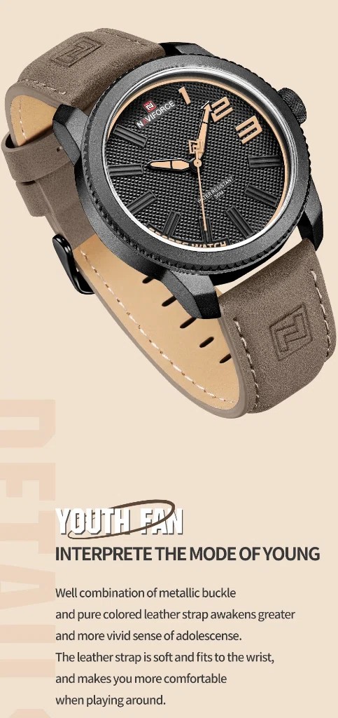 Naviforce 9202 L - Black Brown | Rovelle