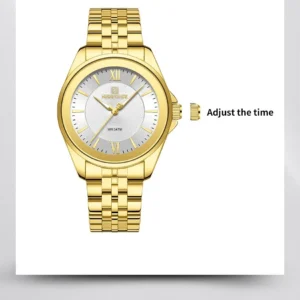 Naviforce 5067 For Women - Gold White | Rovelle
