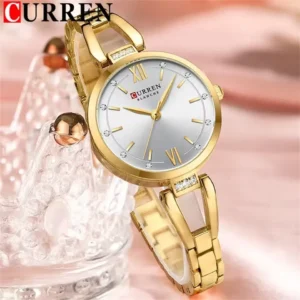 Curren 9092 CH For Women - Gold White | Rovelle