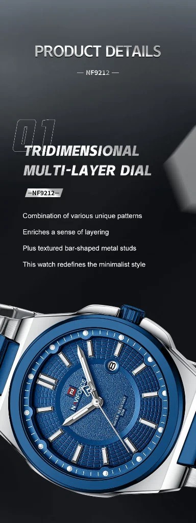 Naviforce 9212 CH - Blue | Rovelle