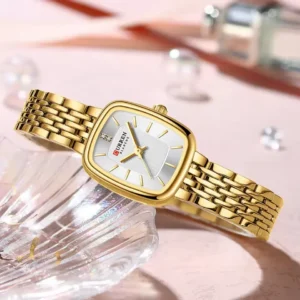 Curren 9093 For Women - Gold White | Rovelle