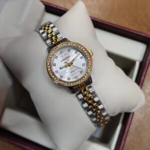 Soloni 1038 For Women - Silver Gold White With Premium Box | Rovelle