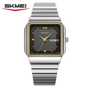 Skmei 9414 CH For Unisex -Silver Black | Rovelle