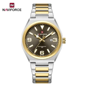 NAVIFORCE 9288 Men Watch - Silver Gold Black | Rovelle
