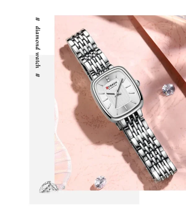 Curren 9093 For Women - Silver | Rovelle