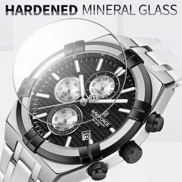 Naviforce 8042 CH - Silver Black | Rovelle