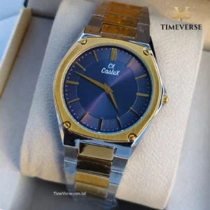 Caslex 091 For Men - Silver Gold Blue | Rovelle