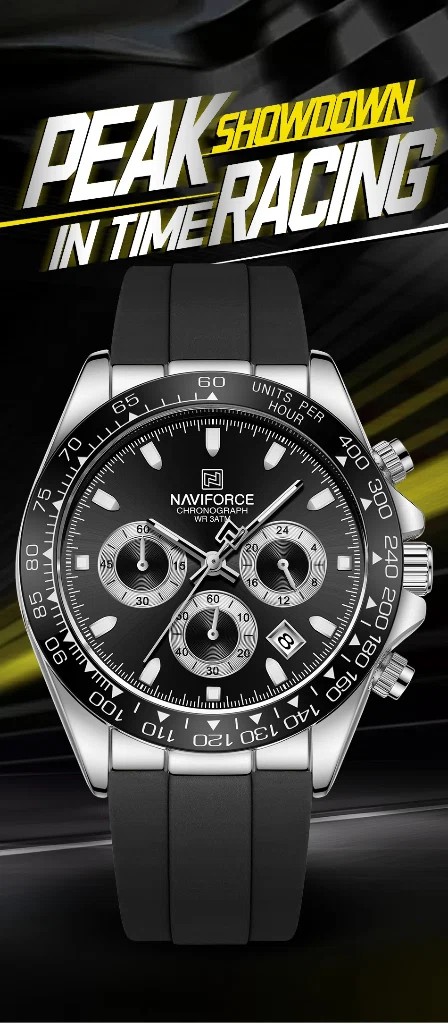 Naviforce 8054 - Black | Rovelle