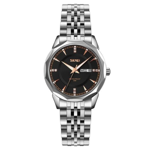 Skmei 9264 For Women - Silver Black | Rovelle