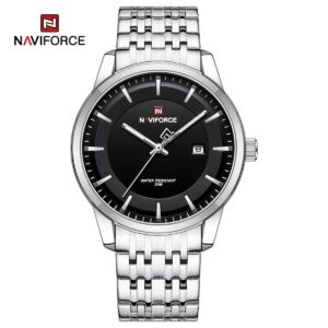 Naviforce 9228 - Silver Black For Man | Rovelle