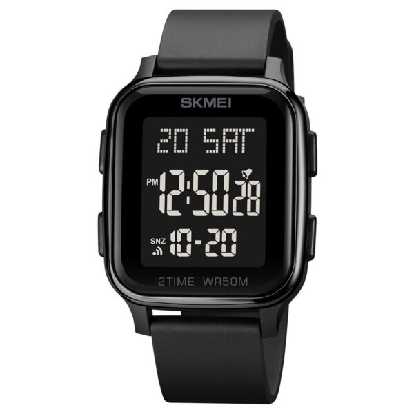 Skmei 1858 Silicone strap Men - Black | Rovelle