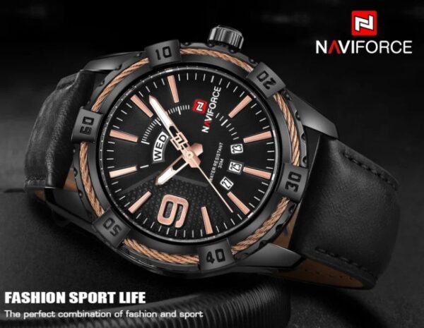 Naviforce 9117 L - Black Gold | Rovelle
