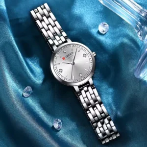Curren 9106 Ladies Watch - Silver | Rovelle