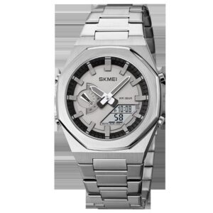 Skmei 1816 CH For Men - Silver Gray | Rovelle