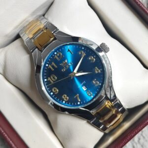 Olevs 3650 CH For Man - Silver Gold Blue | Rovelle