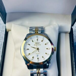 Soloni 1006 M For Men - Silver Gold White with Premium Box | Rovelle