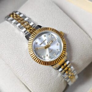 Soloni 1039 For Women - Silver Gold White With Premium Box | Rovelle