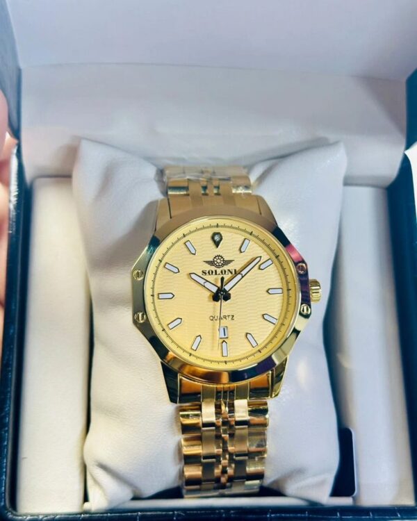 Soloni 1007 For Men - Gold With Premium Box Soloni 1007 For Men - Gold With Premium Box | Rovelle