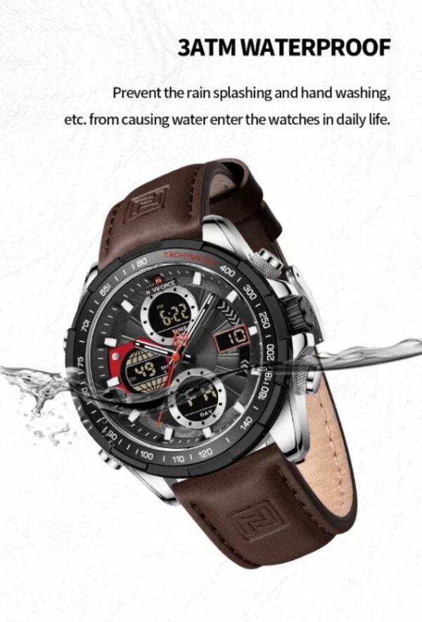 Naviforce 9197 L - Black Coffee | Rovelle