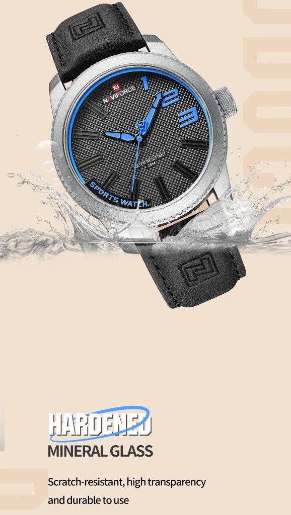Naviforce 9202 L - Black Blue | Rovelle
