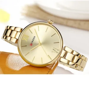 Curren 9017 CH - Gold For Women | Rovelle