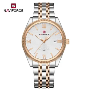Naviforce - 9282 Silver Rose For Men | Rovelle