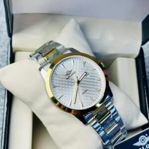 Soloni 1015 For Men - Silver Gold White With Premium Box | Rovelle