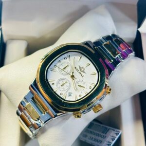 Soloni 3009 For Men - Silver Gold White With Premium Box | Rovelle