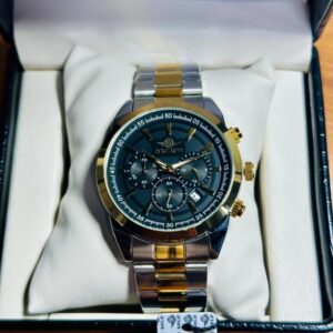 Soloni 3010 For Men - Silver Gold Black With Premium Box | Rovelle