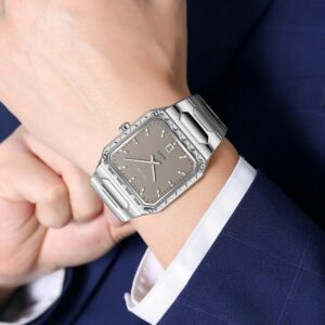 Skmei 9383 CH For Men - Silver Gray | Rovelle