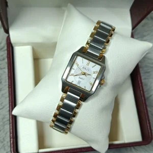 Aolix 9198 Women Watch - Silver Gold White | Rovelle