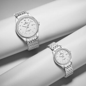 Naviforce 8039 Couple - Silver | Rovelle