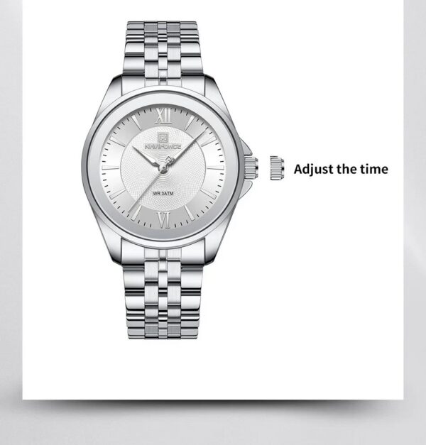 Naviforce 5067 For Women - Silver | Rovelle