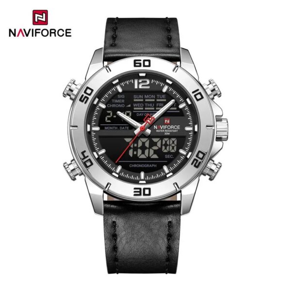 Naviforce 9253L For Man - Silver Black Naviforce 9253L For Man - Silver Black | Rovelle