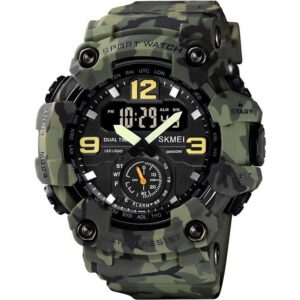 Skmei 1637 Men's Sport Watch- Army Green | Rovelle