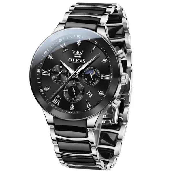 Olevs 7004 CH For Man - Black | Rovelle