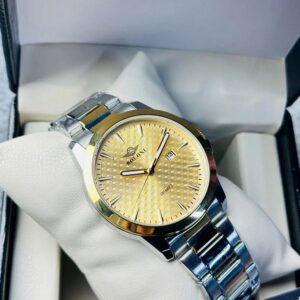Soloni 1015 For Men - Silver Gold With Premium Box | Rovelle