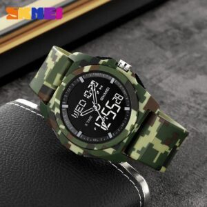 Skmei 2199 Silicone strap Men - Army Green | Rovelle