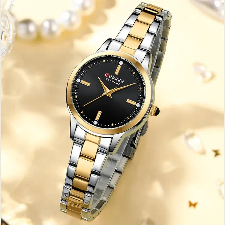 Curren 9094 For Women - Silver Gold Black
