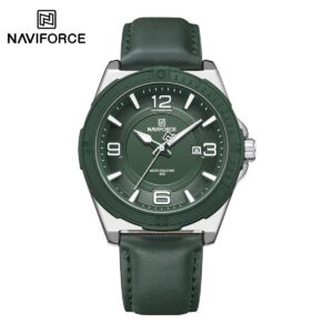Naviforce 8084 L For Men - Silver Green | Rovelle
