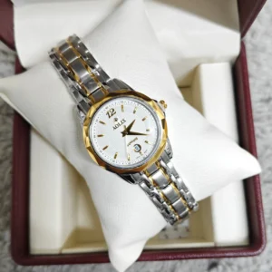 Aolix 9150 CH For Women Watch - Silver Gold White | Rovelle
