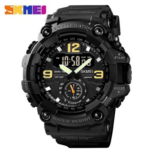 Skmei 1637 Men's Sport Watch- Black Skmei 1637 Men's Sport Watch- Black | Rovelle