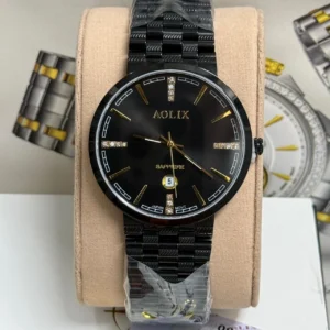 Aolix 9183 Men's Watch -Silver Gold White | Rovelle