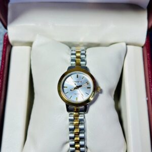Soloni 1040 For Women -Silver Gold White With Premium Box | Rovelle