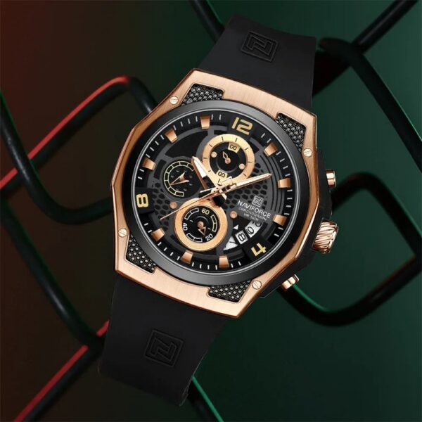 Naviforce 8051T For Man - Black Rose | Rovelle