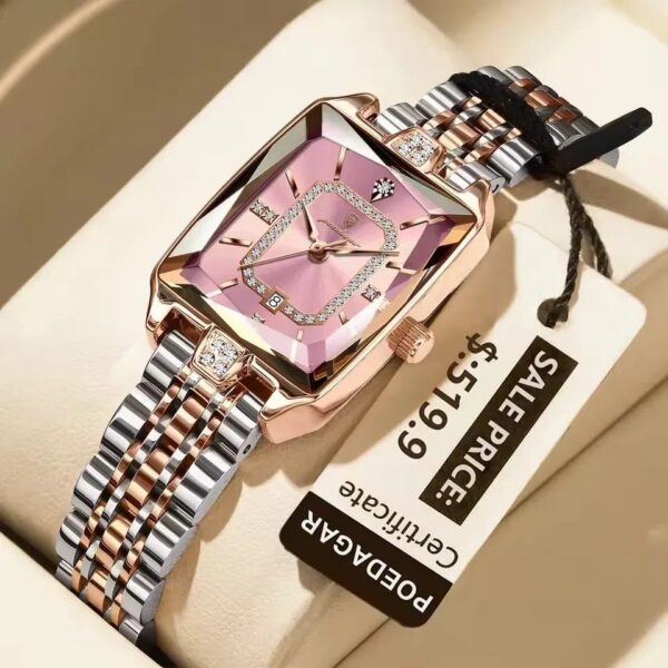 Poedagar 785 Ladies Watch - Silver Rose Pink Poedagar 785 Ladies Watch - Silver Rose Pink | Rovelle