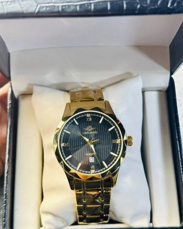 Soloni 1016 M For Men - Gold Black with Premium Box | Rovelle