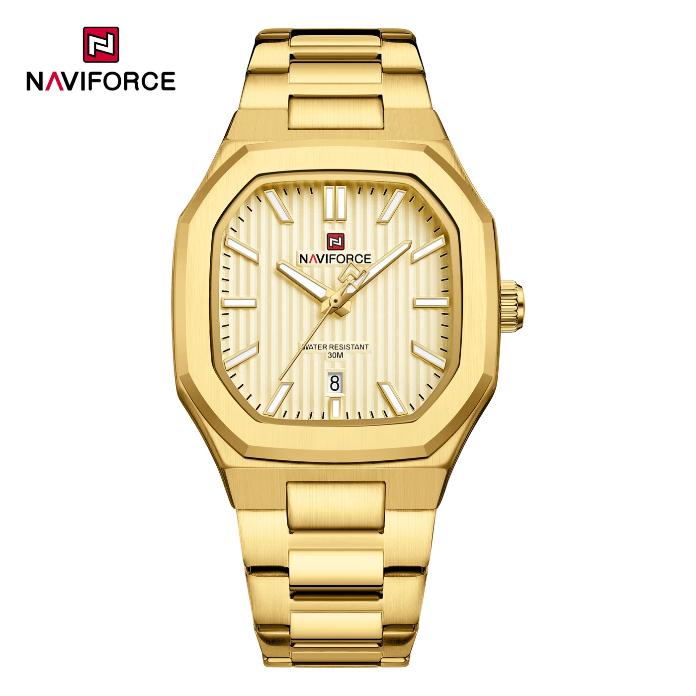 NAVIFORCE 9271 CH Men Watch - Gold