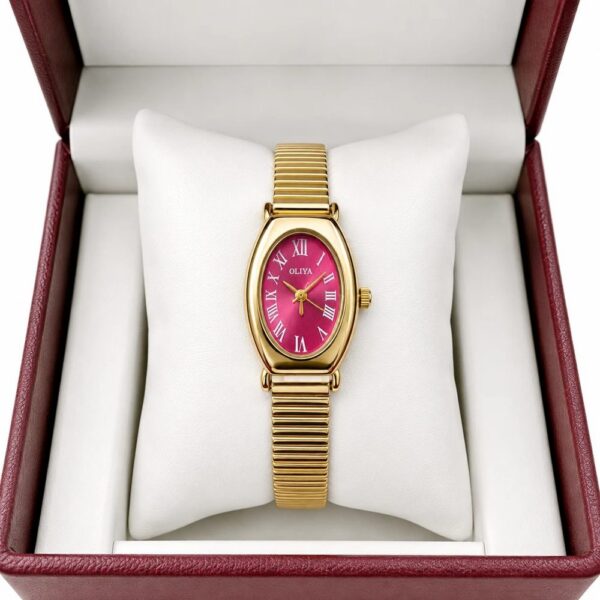 Oliya 88532 Ladies Watch - Gold Red Oliya 88532 Ladies Watch - Gold Red | Rovelle