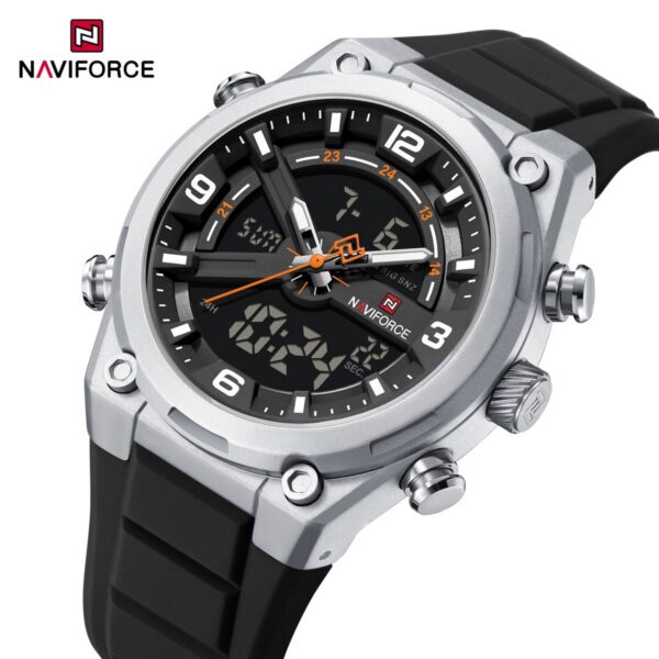 Naviforce 9265T - Silver Black | Rovelle